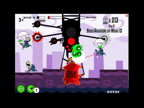 Ninja Hamster vs robot Part 2  ( Jeux Flash / Flash Game )