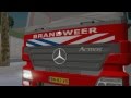 Mercedes-Benz Actros Fire Truck para GTA San Andreas vídeo 1