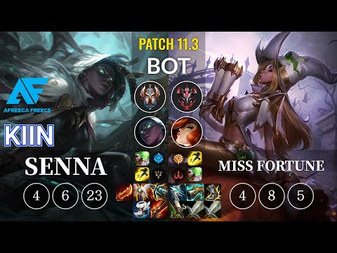 AF Kiin Senna vs Miss Fortune Bot - KR Patch 11.3