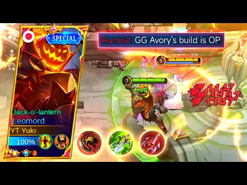 I TRIED AVORY'S BUILD AND IT'S BROKEN | LEOMORD EXP LANE ROTATION, BUILD AND TALENT | MLBB @avorygaming