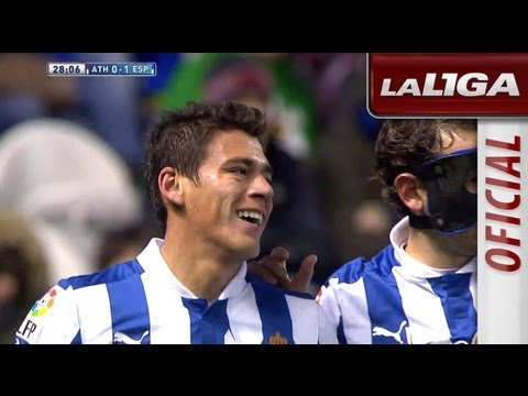 Gol de Héctor Moreno (0-1) en el Athletic de Bilbao - RCD Espanyol - HD