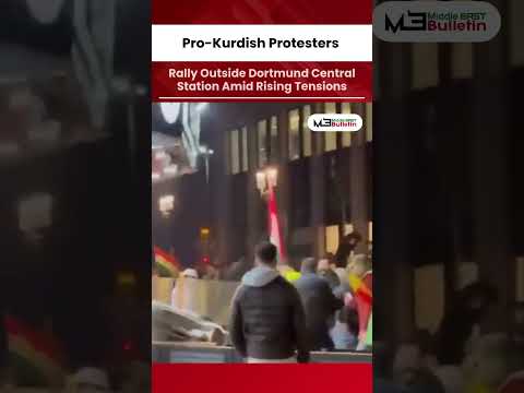 Violence Erupts at Pro-Kurdish Protest in Dortmund, Germany | Syrian Restaurant Attacked