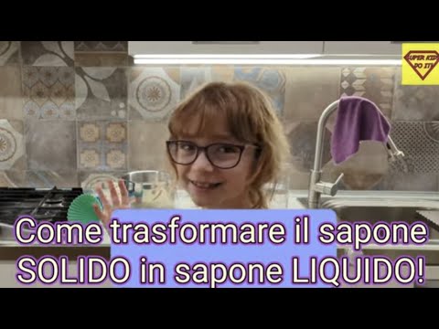 Come trasformare il sapone solido in sapone liquido!