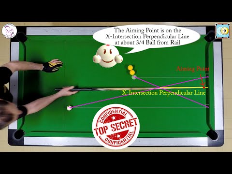 X-System Secret Revealed - Aiming Kick Shots - Exercise #23 - Pool Coaching & Billiard Training