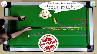 X-System Secret Revealed - Aiming Kick Shots - Exercise #23 - Pool & Billiard Training Lesson
