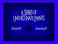 A Series Of Unfortunate Events 1960 1993 Opening Credits VHS Fullscreen