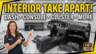 2011-2014 Dodge Charger Interior Take Apart: Dash, Center Console, Cluster, Glove & MORE| HD