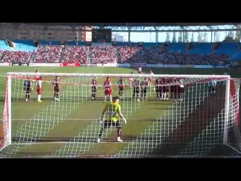 Falta Lanzada Por Iago Falqué U  D  Almería 2   1 Girona F  C )