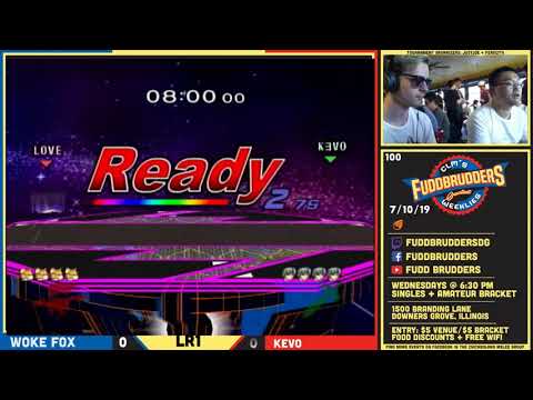 SSBM Woke Fox vs Kevo FuddBrudders 100