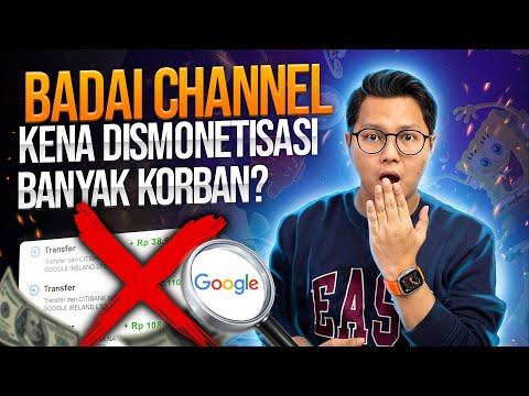 Waspada Badai Channel Kena Dismonetisasi Youtube, Kalian Salah Satunya?