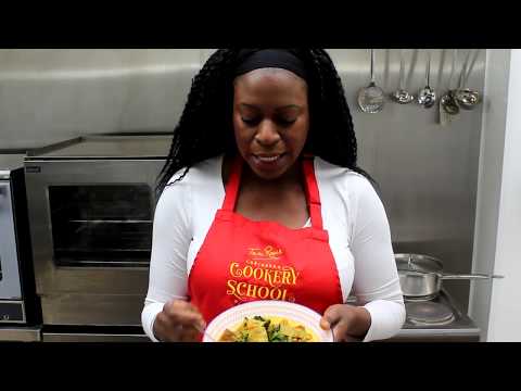 Tan Rosie Caribbean Vegan Jack fruit , Spinach and Sweet Potato Curry