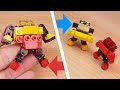 Micro LEGO brick robot transformer mech - Updown Boys
