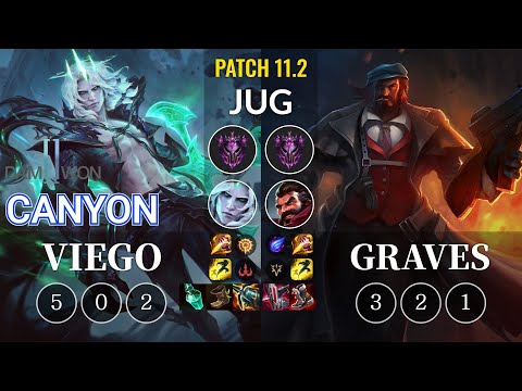 DWG Canyon Viego vs Graves Jungle - KR Patch 11.2