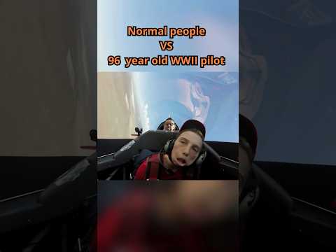 Normal People VS 96 year old Veteran #history #pilot #veteran