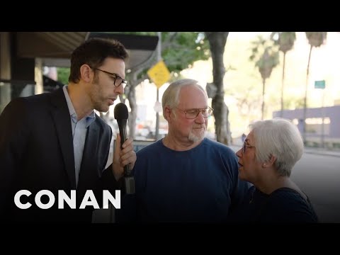 Sacha Baron Cohen Asks People On The Street What They Think Of Sacha Baron Cohen | CONAN on TBS