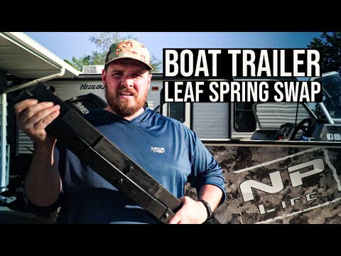 Changing Boat Trailer Leaf Springs | Tracker PG 165WT | NPLife DIY