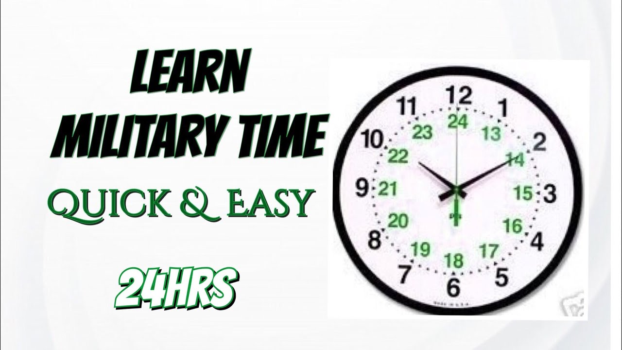 Learn Military Time | Quick & Easy