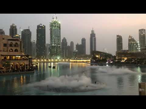 The Dubai Fountain, Prayer, July 2018