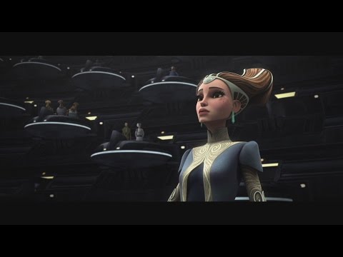Star Wars: The Clone Wars - Padmé Amidala gives a speech to the Republic [1080p]
