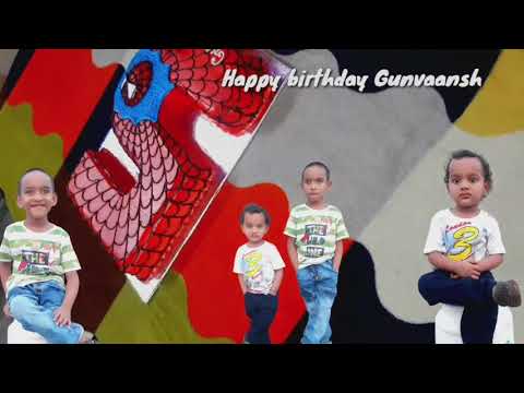 Gunvaansh birthday cake video//spider man cake//Alekhya diaries