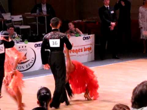 Brno Open 2013 Dospělí (Adults) latin rumba redance - David Chomča & Nikola Cupalová