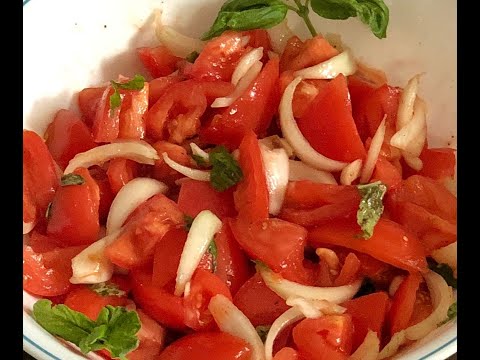 How to Make Quick & Easy TOMATO AND ONION SALAD
