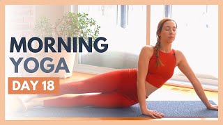 DAY 18: DISCOVER - 10 min Morning Yoga Stretch β Flexible Body Yoga Challenge
