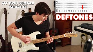 MY OWN SUMMER (Deftones) Guitar Tutorial in 2 minutes !