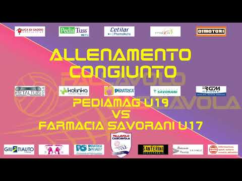 ▶️LIVE: Allenamento Pediamag U19 vs Farmacia Savorani U17