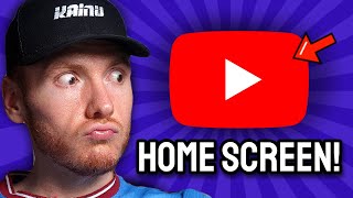 How to CHANGE your HOMEPAGE on your YOUTUBE CHANNEL!