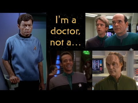 Famous person Trek: “Sou um médico, não um…” supercut