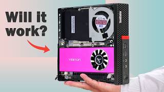Lenovo M920X/P330 Tiny + Yestion RTX 3050 LP: Will it throttle?