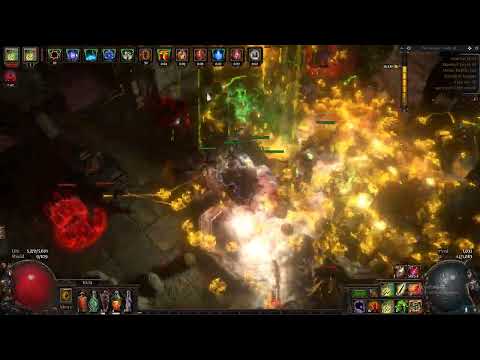 [PoE 3.17] Toxic Rain Champion 22M dps - Ahuatotli, the Blind (Grand Architect Temple at depth 240)