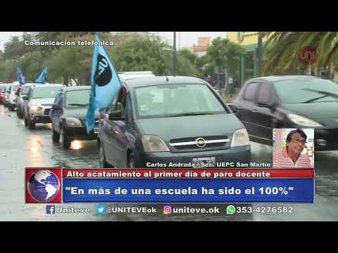 Alto acatamiento al primer día de paro docente