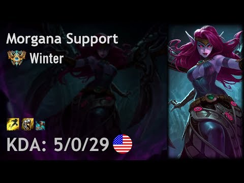 Morgana Support vs Bard - Winter - NA Challenger Patch 7.15