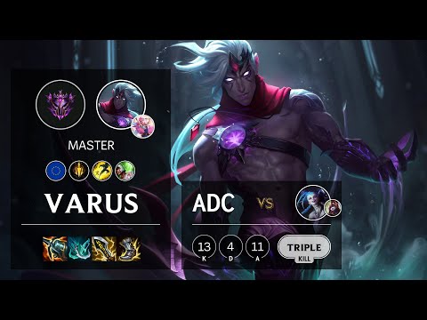 Varus ADC vs Jinx - EUW Master Patch 11.3