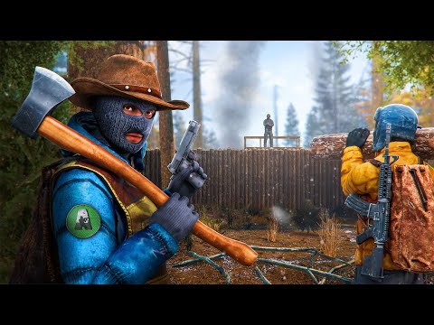 I Spent 7 Days Building A Hidden Forest Compound - DayZ 1/2