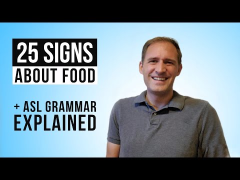 100 Basic Signs You Need to Know | Part 2; Food and Drinks in ASL