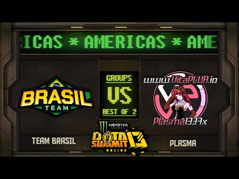 Team Brasil vs Plasma Game 1 - Monster Energy Dota Summit 13 Online NA/SA: Groups w/ Moxxi & Neph
