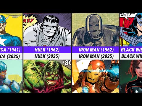 Marvel Characters: First vs Latest Design