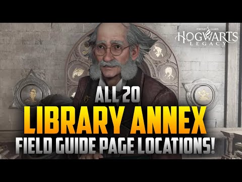 Hogwarts Legacy : 20 Field Guide Pages Locations [ The Library Annex ]