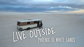 preview picture of video 'Live Outside: Day 6 - RVing from Phoenix to White Sands'