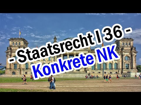 Konkrete Normenkontrolle - Staatsrecht I 36