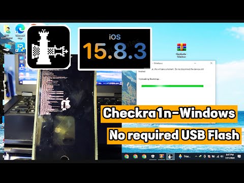 Checkra1n-Windows Jailbreak iOS 15.8.3 on iPhone 7+ got successful | No required USB Flash
