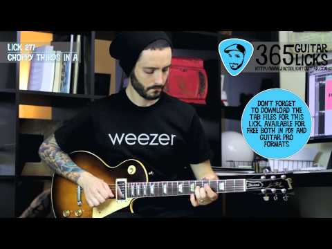 Lick 277/365 - Choppy Thirds in A | 365 Guitar Licks Project
