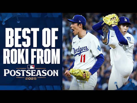 Roki Sasaki's Postseason highlights ahead of the 2025 World Series 🔥 (1.13 ERA, 3 SV) | 佐々木朗希ハイライト