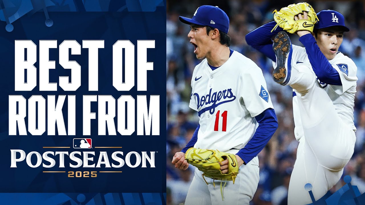 Roki Sasaki's 2025 Postseason highlights ahead of the World Series 🔥 (1.13 ERA, 3 SV) | 佐々木朗希ハイライト