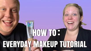 EVERYDAY MAKEUP TUTORIAL (FUNNY)