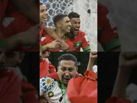 That feeling when Achraf Hakimi sent Morocco to the Quarter-Finals for the first time!
