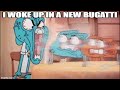 I WOKE UP IN A NEW BUGATTI Amazing World Of Gumball Edition